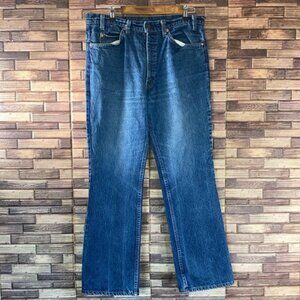Vintage Levis 20517-0217 Saddleman Jeans, Orange Tab, Made in USA Size 36/31 EUC